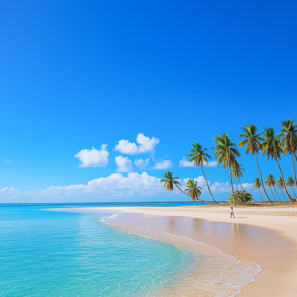 Playa paradisíaca del Caribe con aguas turquesas y arena blanca - Paquetes de viaje todo incluido con financiación y asesoramiento personalizado